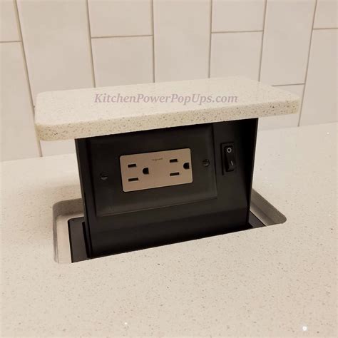 kitchen countertop power outlets